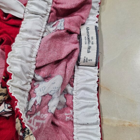 Abercrombie & Fitch Sleep Shorts Christmas Holiday Small - Picture 5 of 5
